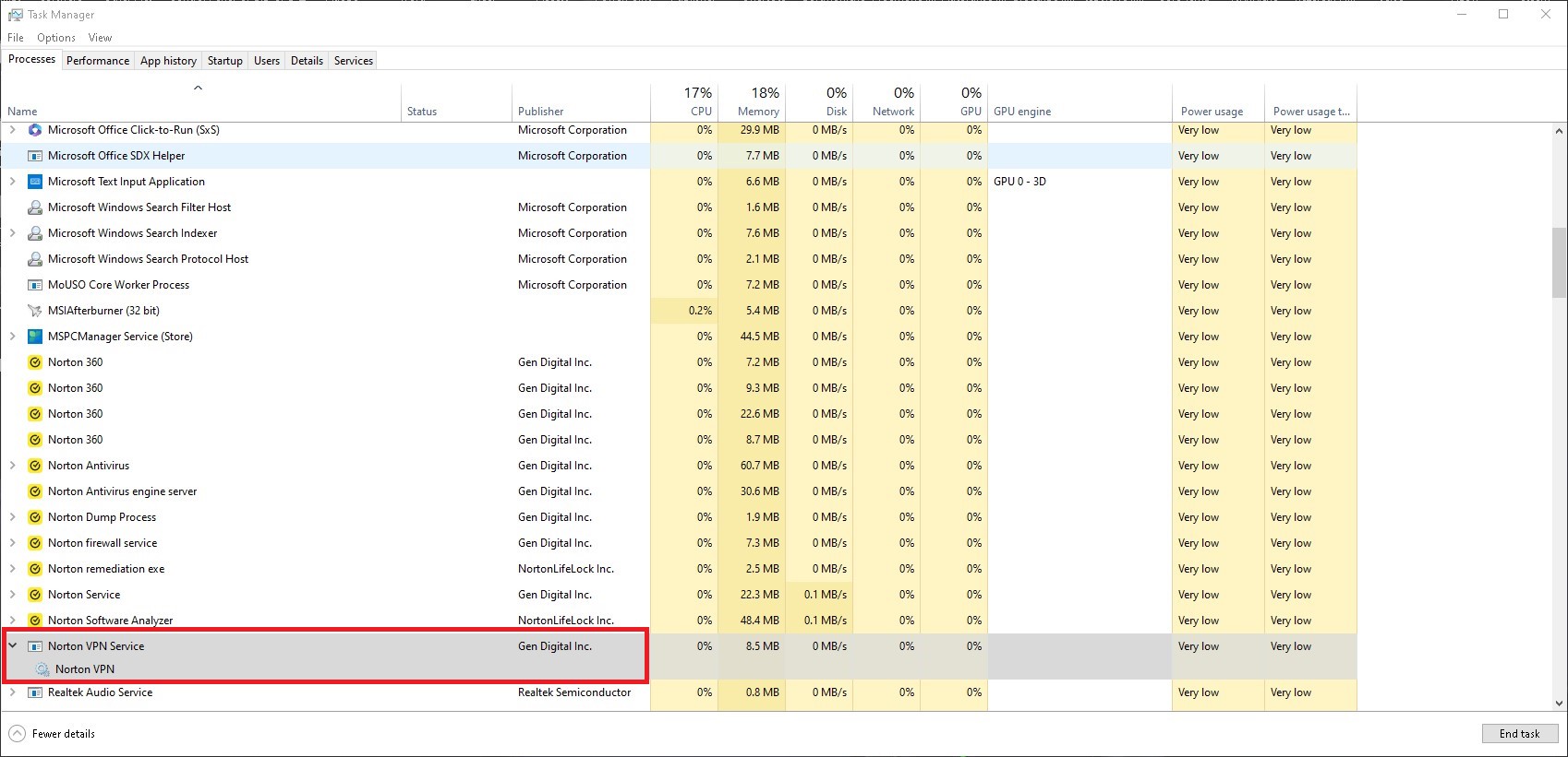 ver24.11 restarted VPN after disabling it earlier this morning and was away for two hours