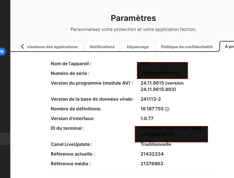 Norton - MAJ derniĂšre version