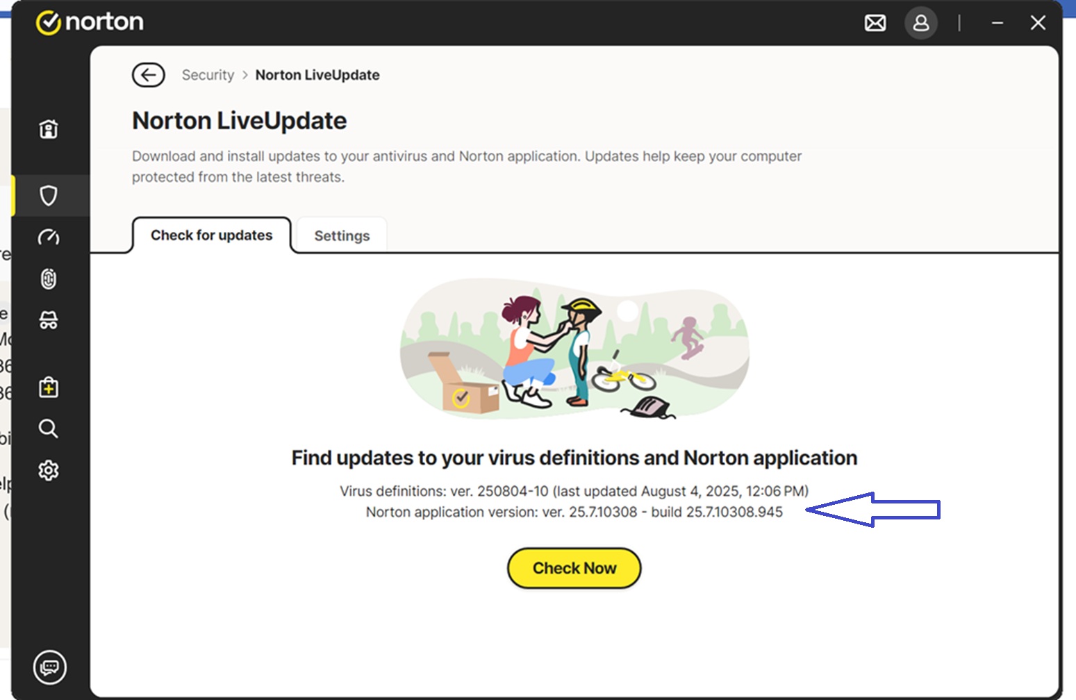 norton version