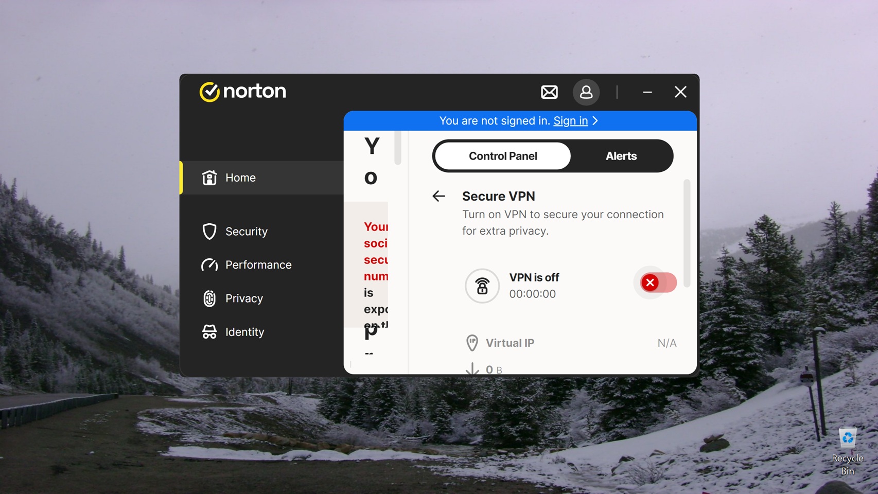 norton display problem continues