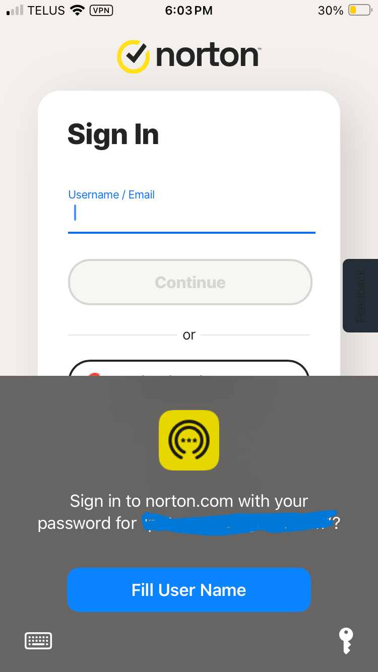NPM for iOS login