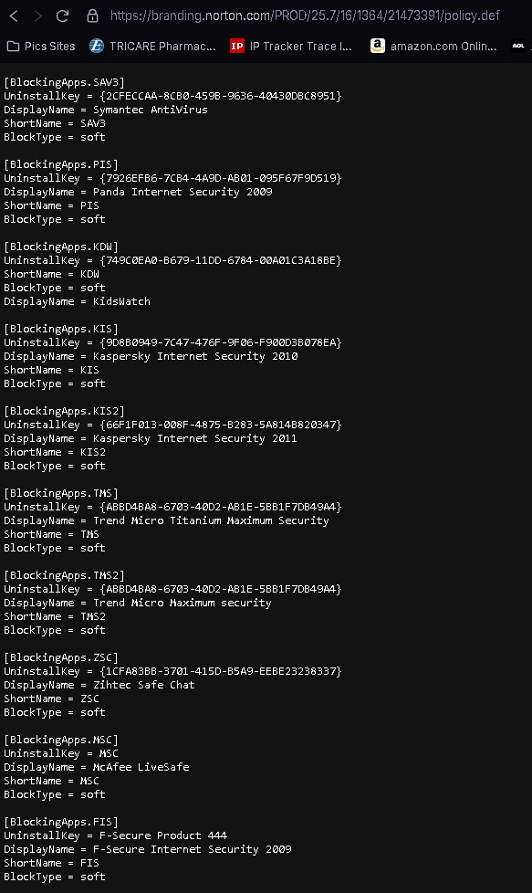 norton family def query 3