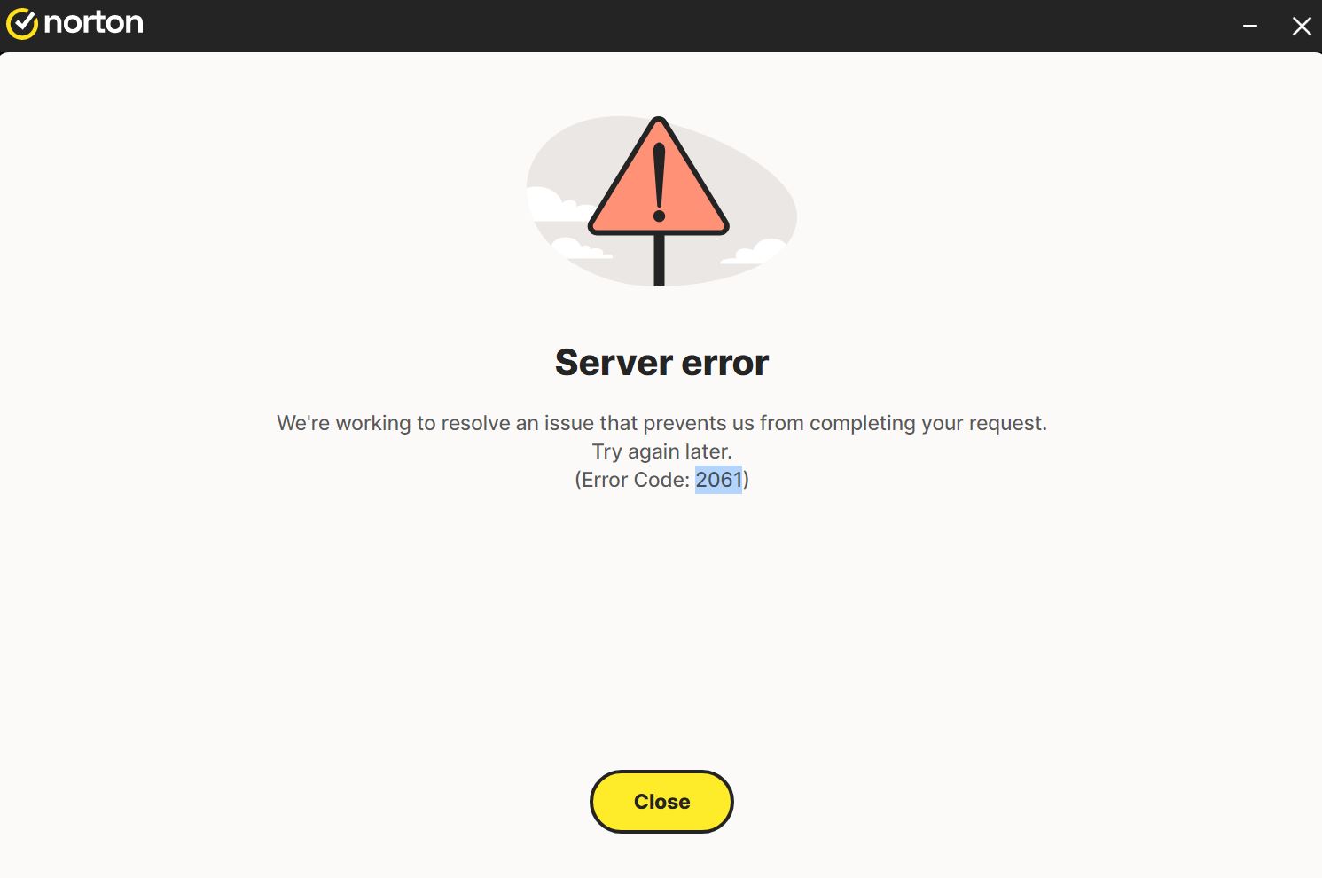 NortonError